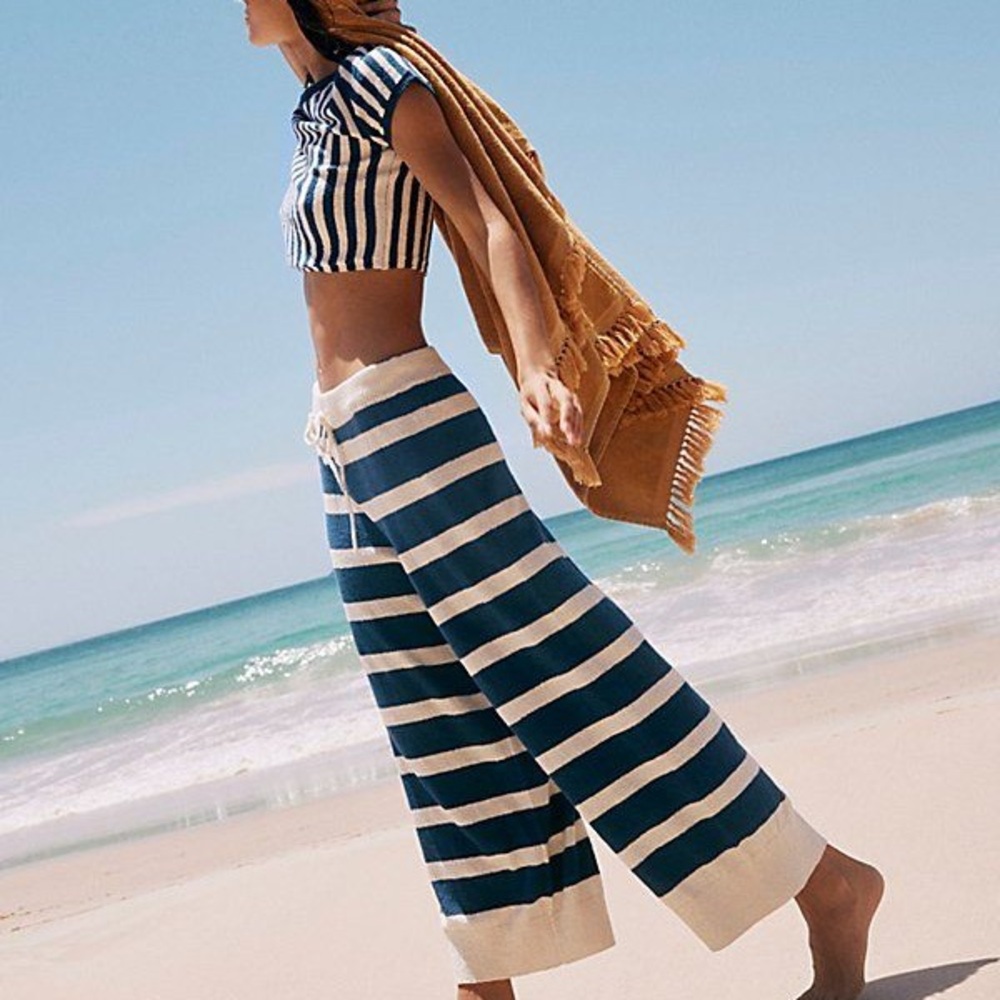 Free people Roberta striped sweater set